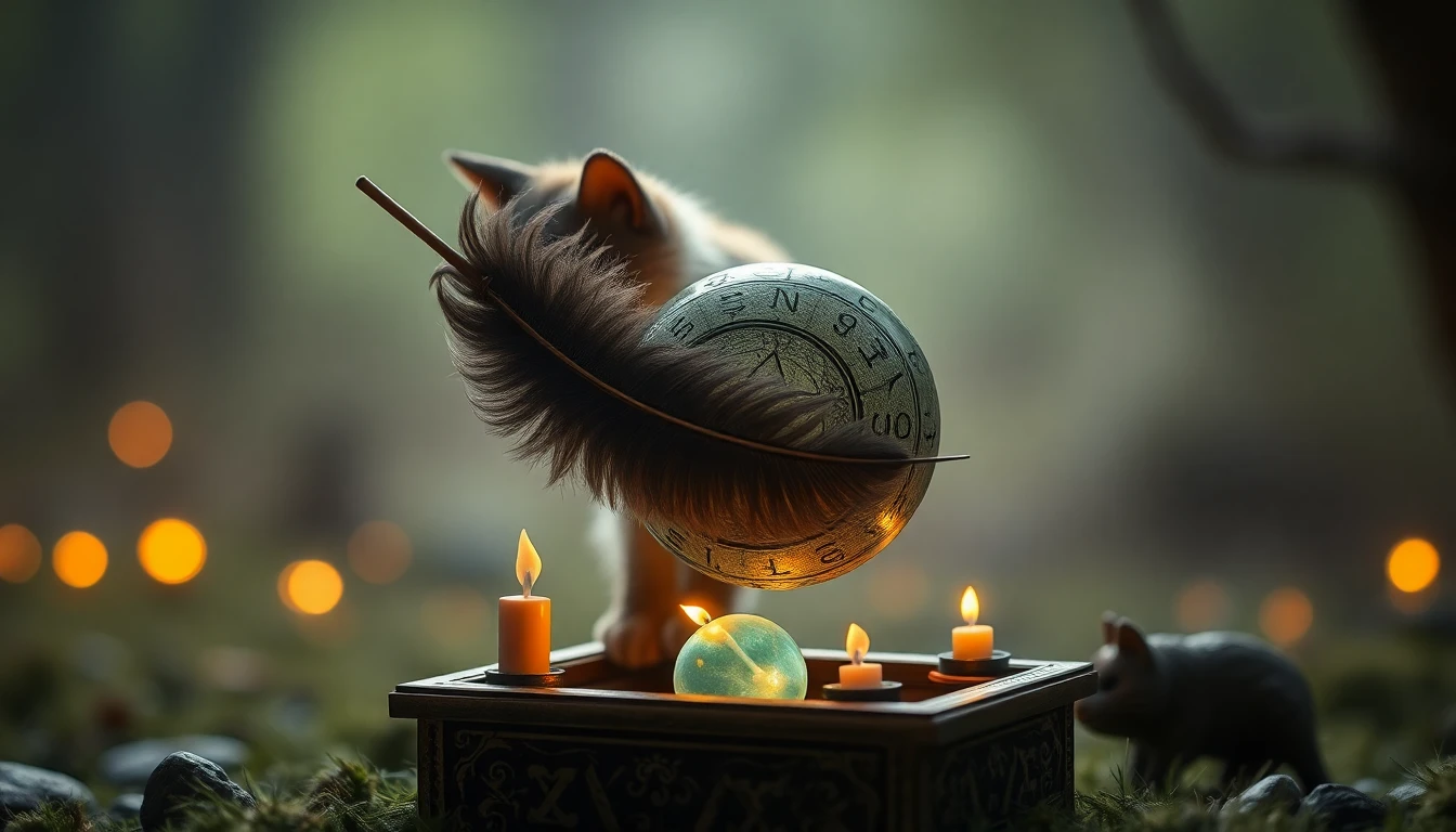 Brinquedo místico para gatos